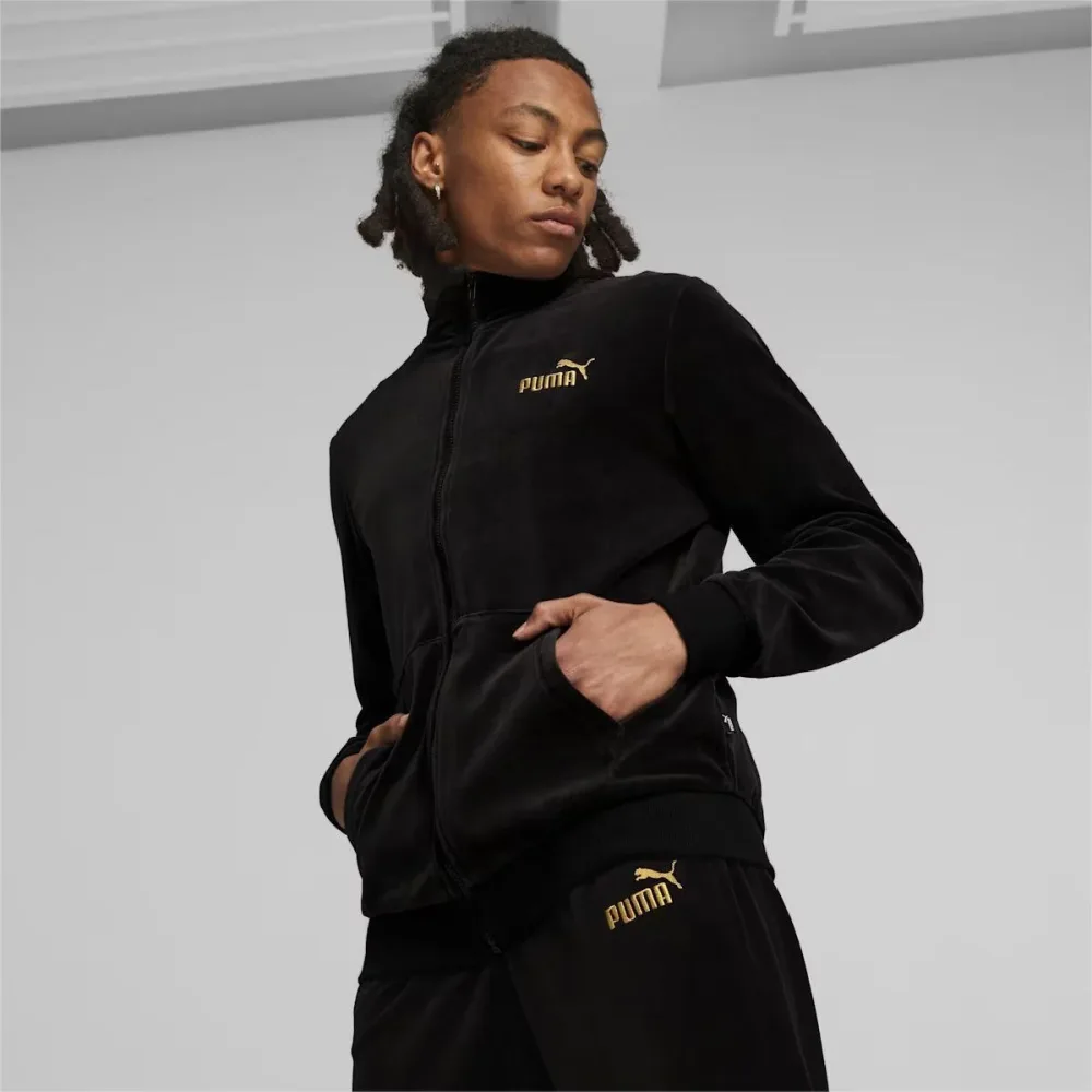 Puma Felpa Uomo Ess + Minimal Gold Jkt - immagine 2
