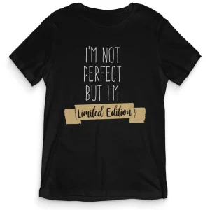 TeesBlitz tee121 – T-Shirt divertente – I’m not Perfect, I’m limited Edition TeesBlitz tee121 – T-Shirt divertente – I’m not Perfect, I’m limited Edition