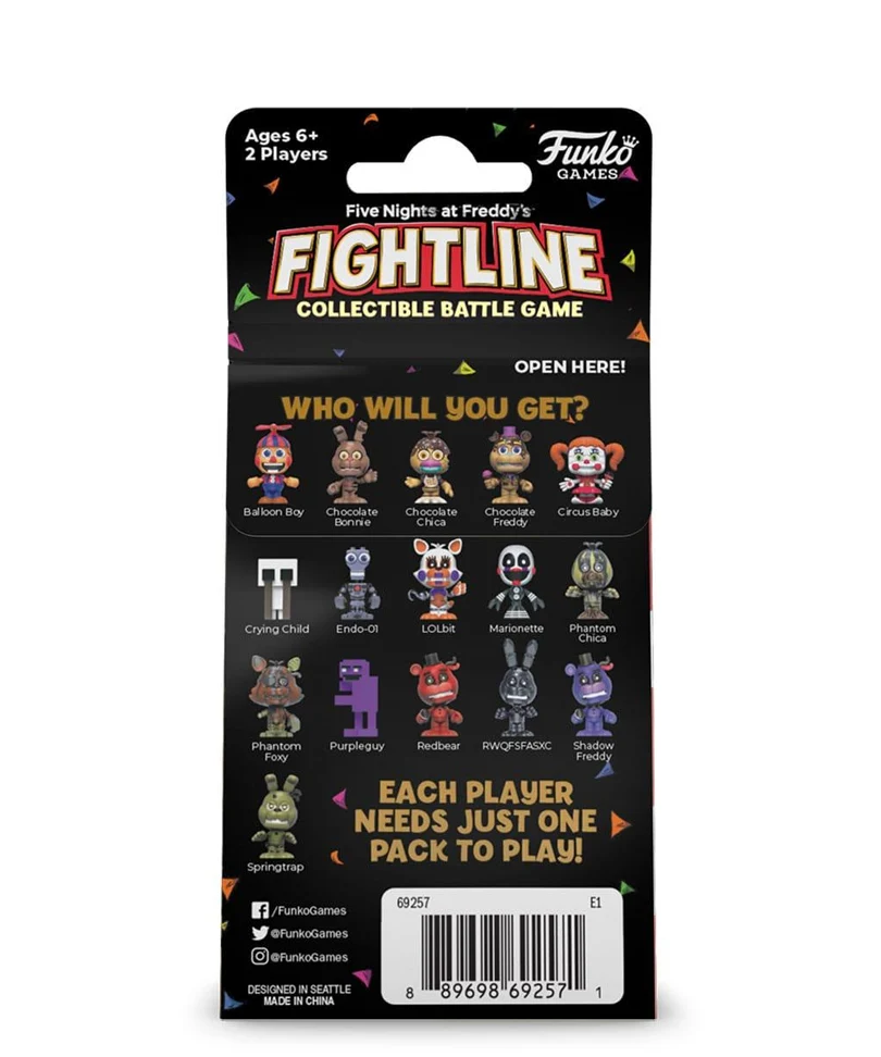 Five Nights at Freddy's: Collectible Battle Card Game - Fightline Extensions - immagine 3