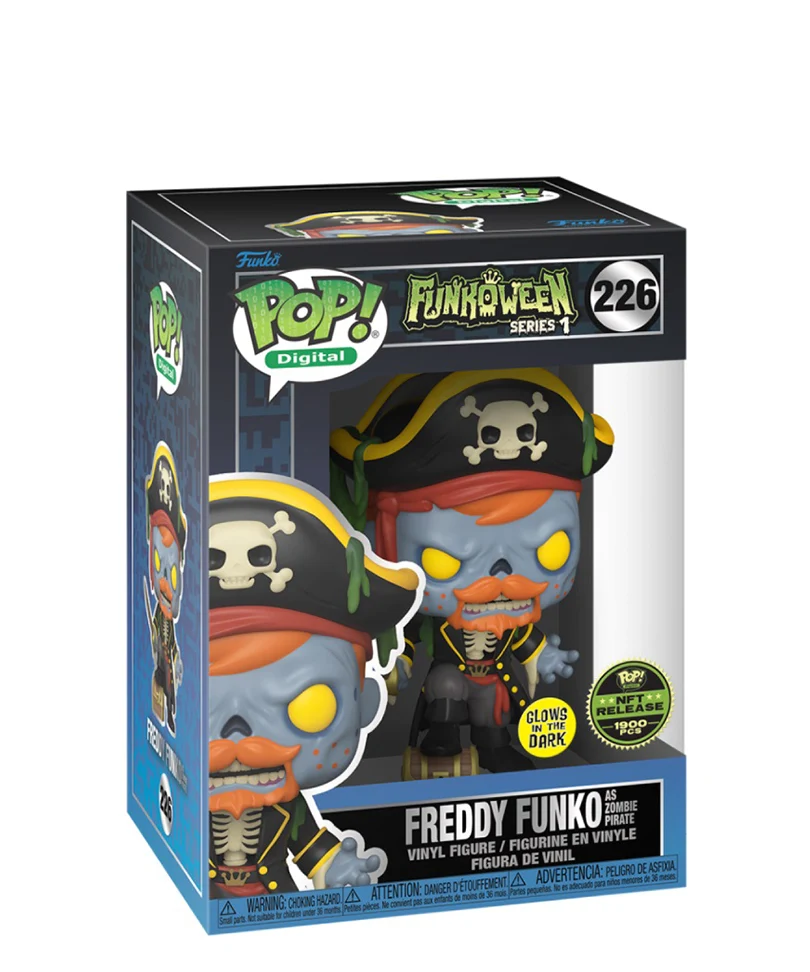 Freddy Funko as Zombie Pirate (Glows in the Dark)