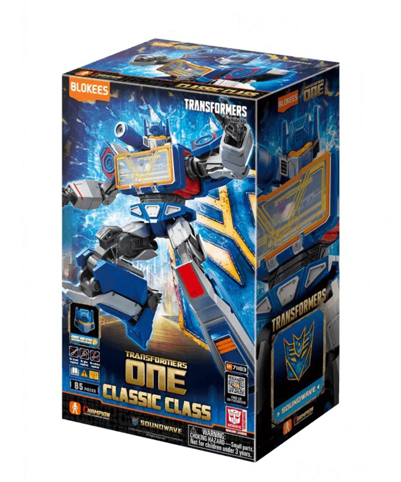 Transformers Blokees Plastic Model Kit Classic Class Soundwave