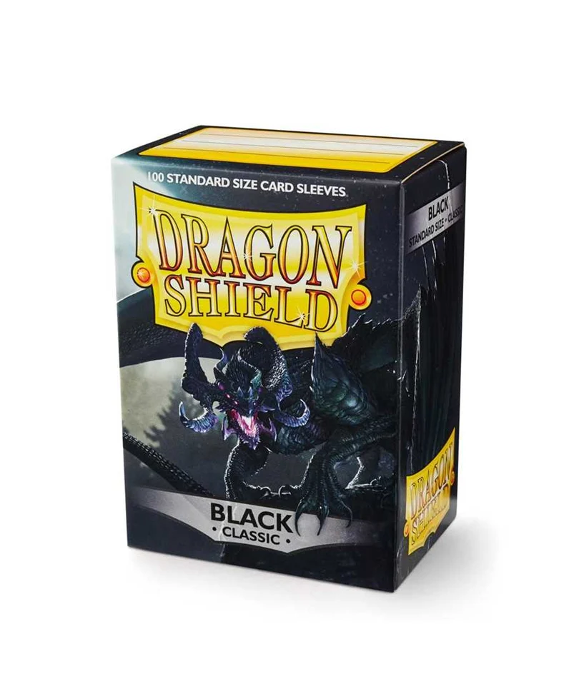 Dragon Shield - Standard Sleeves - Black (100 Sleeves)