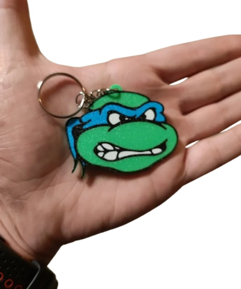 Portachiavi Leonardo Teenage Mutant Ninja Turtles 3D