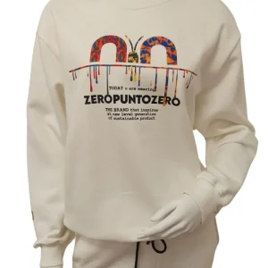 Zero Punto Zero Felpa Donna College Zero Punto Zero Felpa Donna College