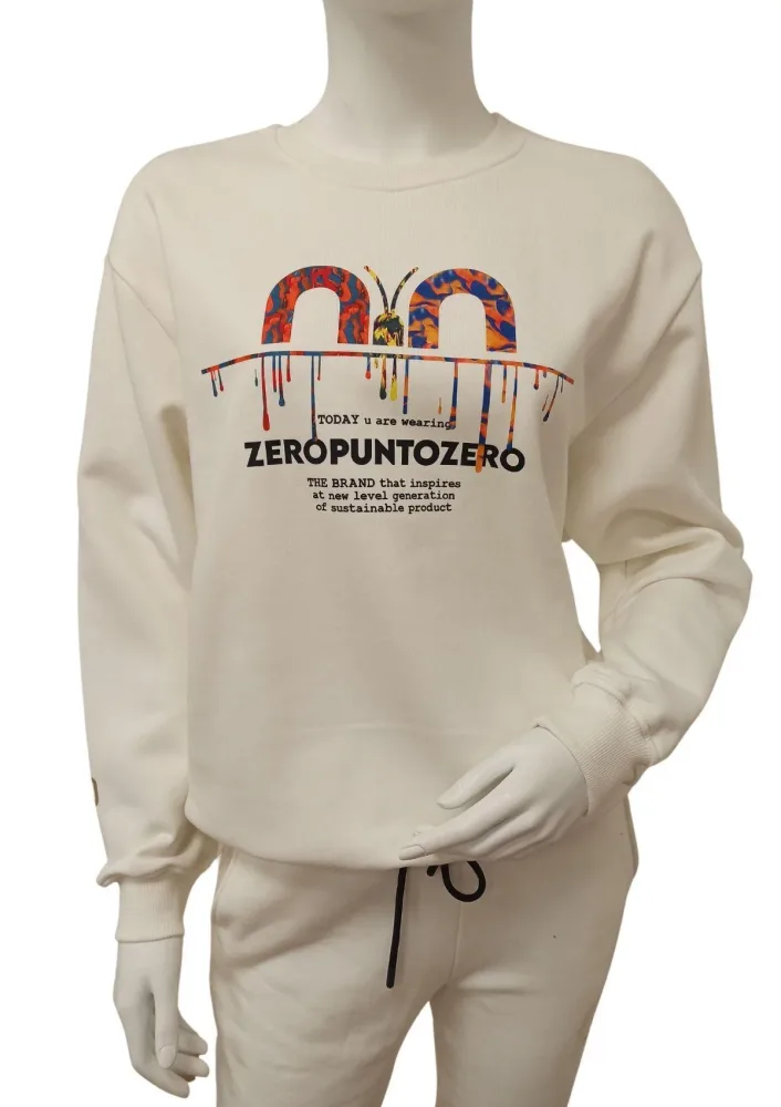 Zero Punto Zero Felpa Donna College