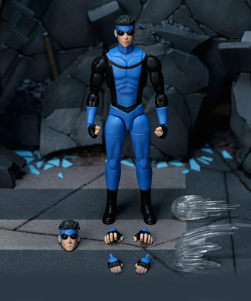 Invincible with Kid Omni Man & Conquest Limited Action Figure Set - immagine 3