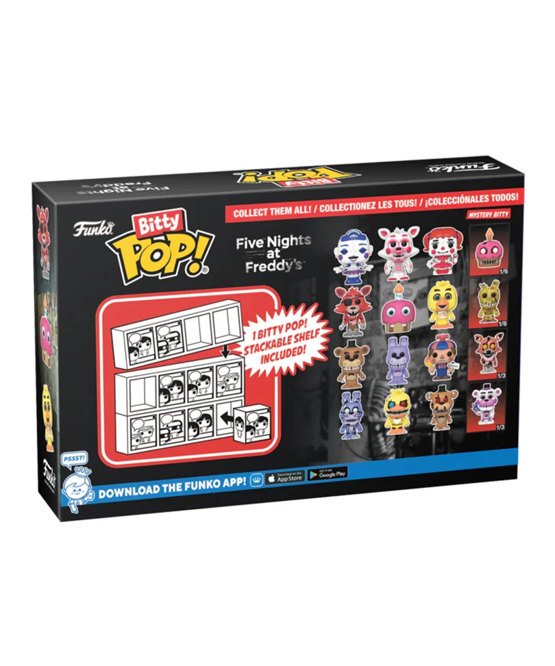Freddy / Bonnie / Balloon Boy / Mystery Bitty (4-Pack) - immagine 2
