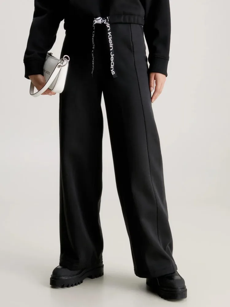 Calvin Klein Pantaloni Donna Tape Wide Leg Jog Pant - immagine 2