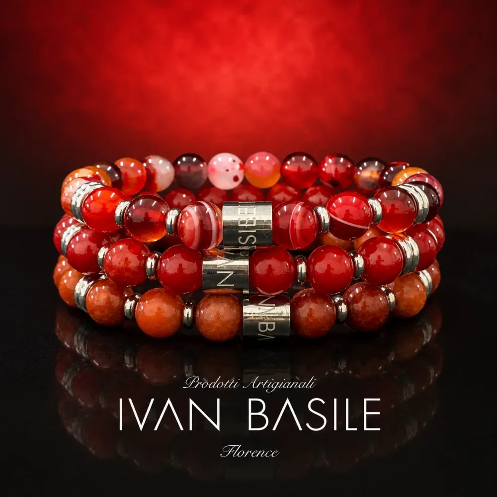 3 BRACCIALI RED PASSION