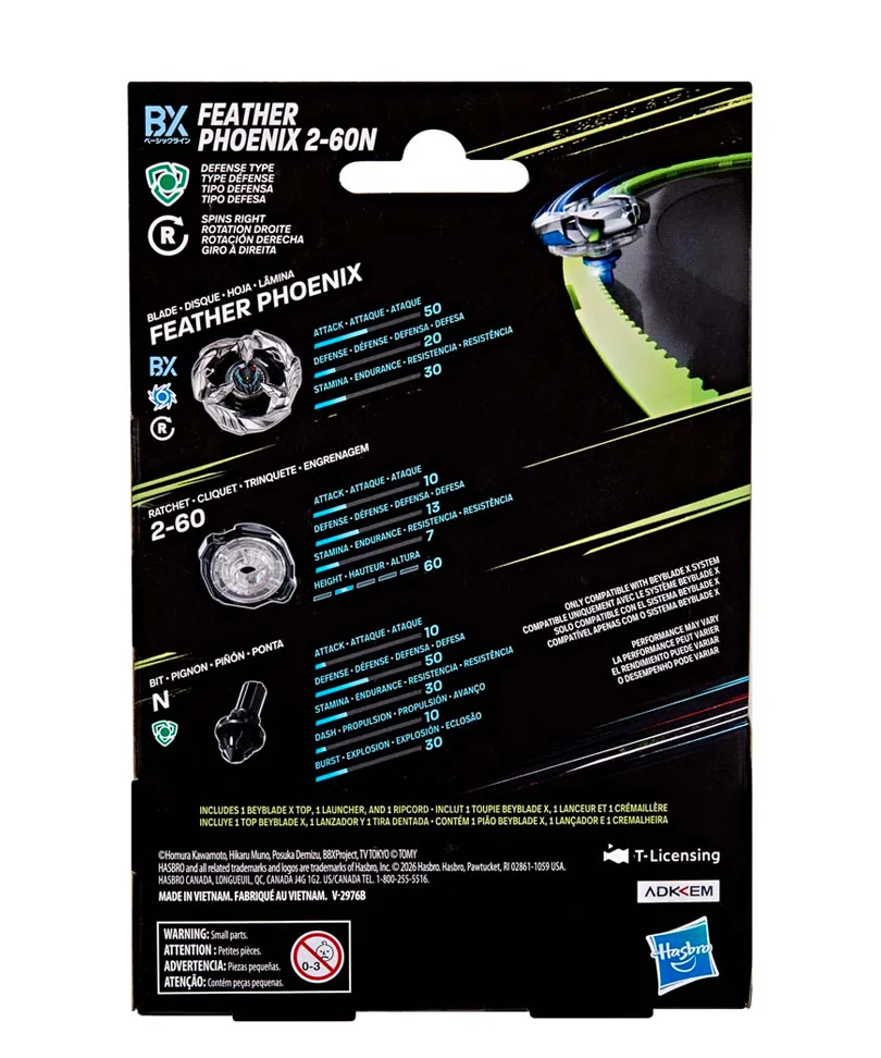 Beyblade X - Starter Pack: Feather Phoenix 2-60N - immagine 3