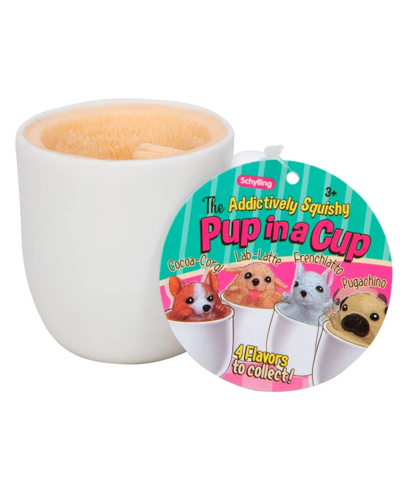 Pup in a Cup – Squeeze Figure Pup in a Cup – Squeeze Figure