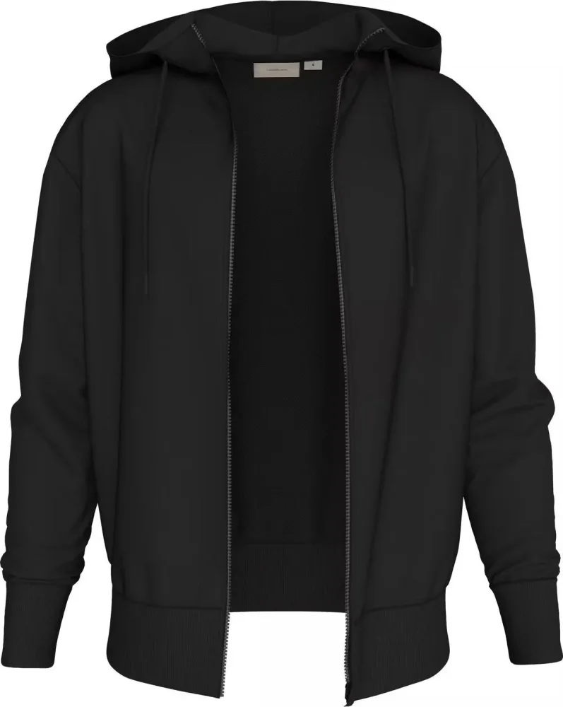 Calvin Klein Felpa Uomo Logo Tape Zip Through