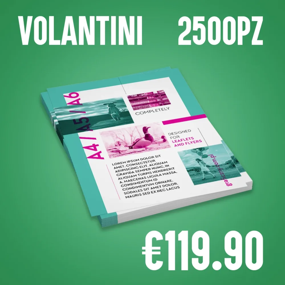 VOLANTINI – 2500pz.