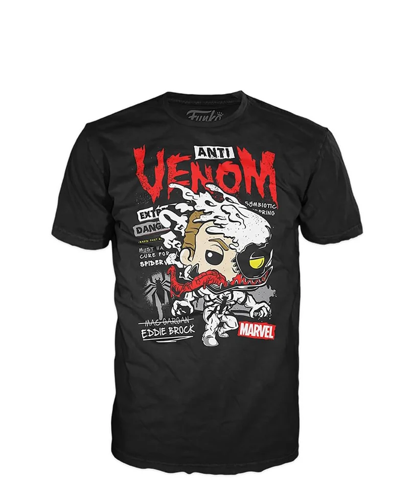 Funko Marvel T-Shirt Anti-Venom (Taglia L)
