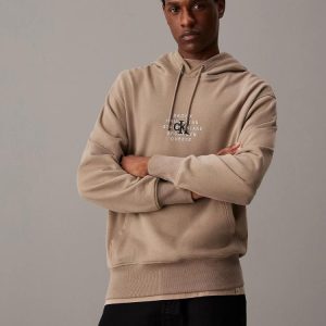 Calvin Klein Felpa Uomo Nyc Stamp Graphic