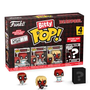 Sleepover Deadpool / Larp Deadpool / Deadpool Heavy Metal / Mystery Bitty (4-Pack) Sleepover Deadpool / Larp Deadpool / Deadpool Heavy Metal / Mystery Bitty (4-Pack)