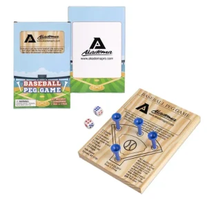 Baseball Wooden Travel Game