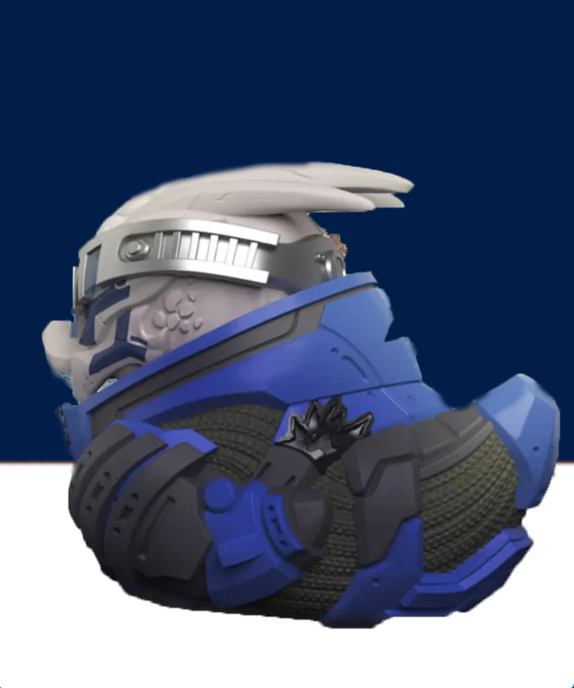 Mass Effect Garrus Vakarian TUBBZ Cosplaying Duck Collectable - immagine 2