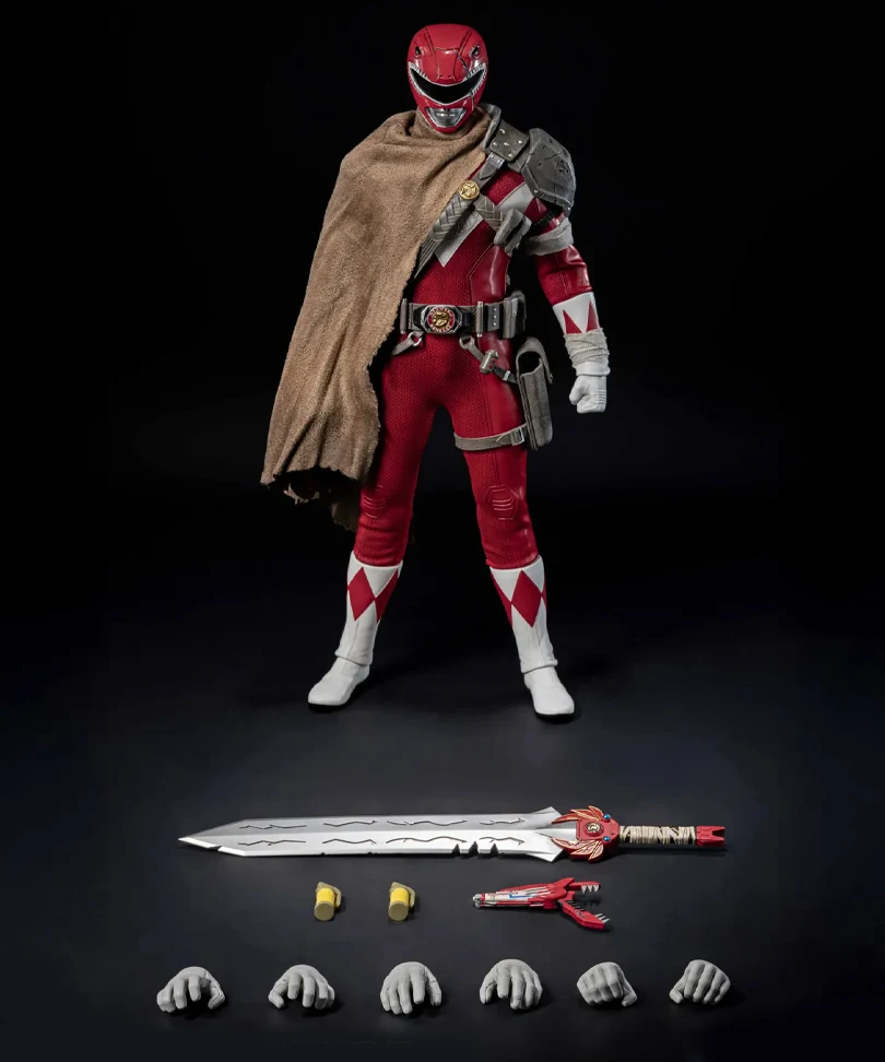 Mighty Morphin Power Rangers The Return Red Power Ranger 1/6 Action Figure - immagine 3