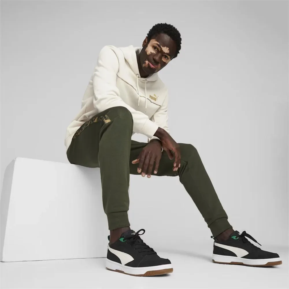Puma Felpa Uomo Ess + Minimal Gold Hoodie - immagine 3