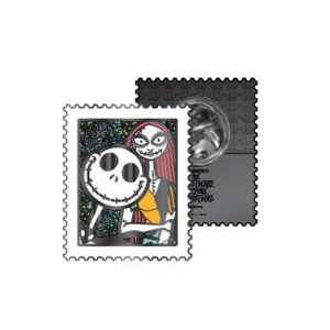 Jack Skellington & Sally Stamp Pin Jack Skellington & Sally Stamp Pin