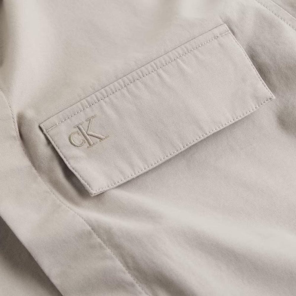 Calvin Klein Giacca Uomo Clean Cotton Overshirt - immagine 3