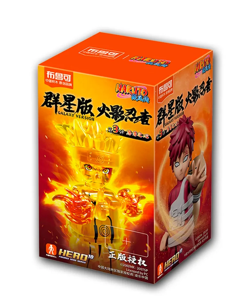 Naruto Shippuden Blokees Plastic Model Kit Galaxy Version 03 Ninja Split - Blind Box