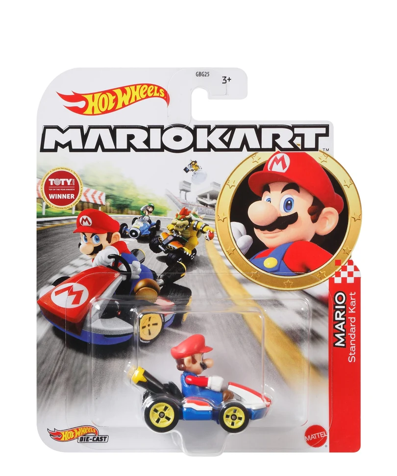 Hot Wheels Super Mario Kart Scala 1:64 - Mario