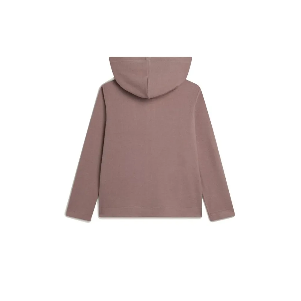 Felpa Viscosa Tricot Con Cappuccio Animalier Donna - immagine 3