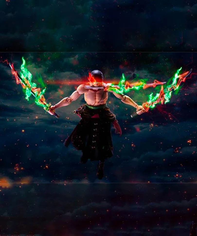 One Piece - Roronoa Zoro King of Hell - Action Figure S.H. Figuarts - immagine 2