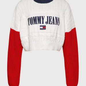 Tommy Hilfiger Maglia Donna Crop Archive Tommy Hilfiger Maglia Donna Crop Archive