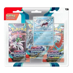 Pokemon Scarlatto & Violetto: Paradosso Temporale – Blister 3 Buste + 1 Card Pokemon Scarlatto & Violetto: Paradosso Temporale – Blister 3 Buste + 1 Card