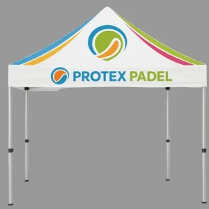 Gazebo Personalizzato con Stampa Sublimatica – 3×3 mt – Tetto e Pareti Gazebo Personalizzato con Stampa Sublimatica – 3×3 mt – Tetto e Pareti