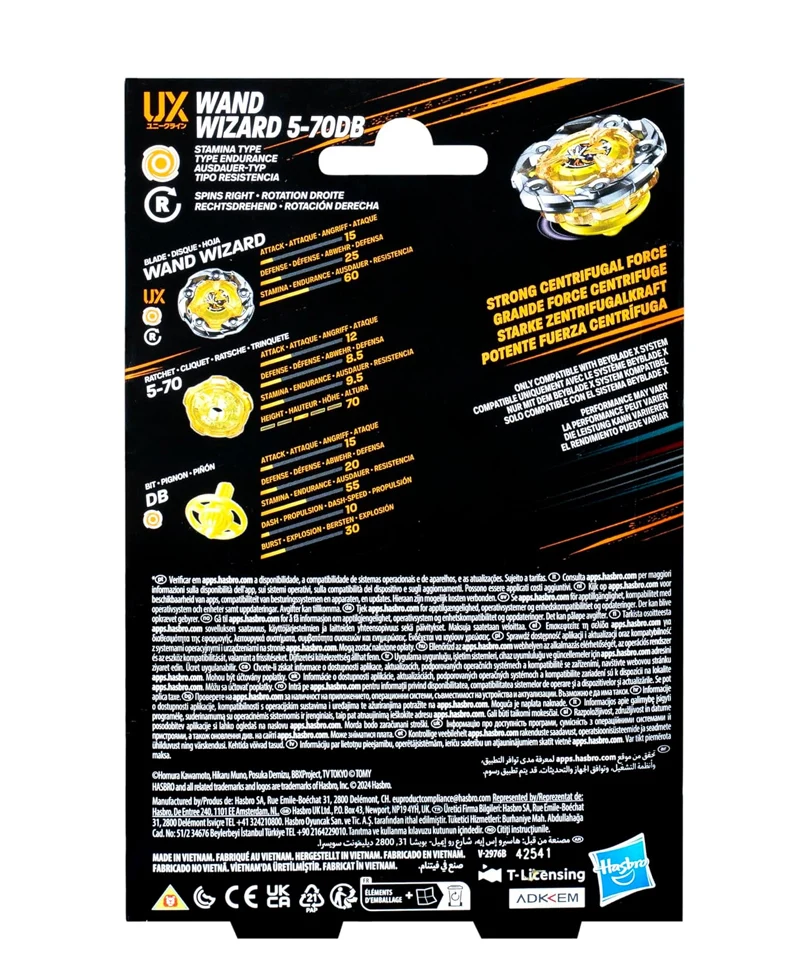 Beyblade X - Starter Pack - Wand Wizard 5-70DB UX - immagine 3
