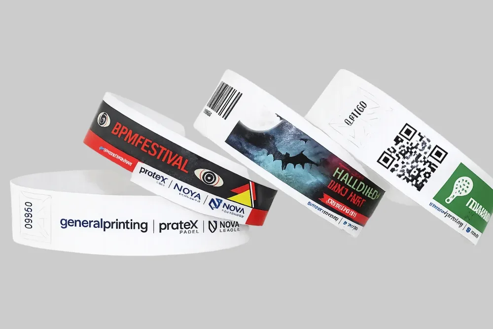 Braccialetti in Tyvek personalizzabili con stampa fotografica 25 mm