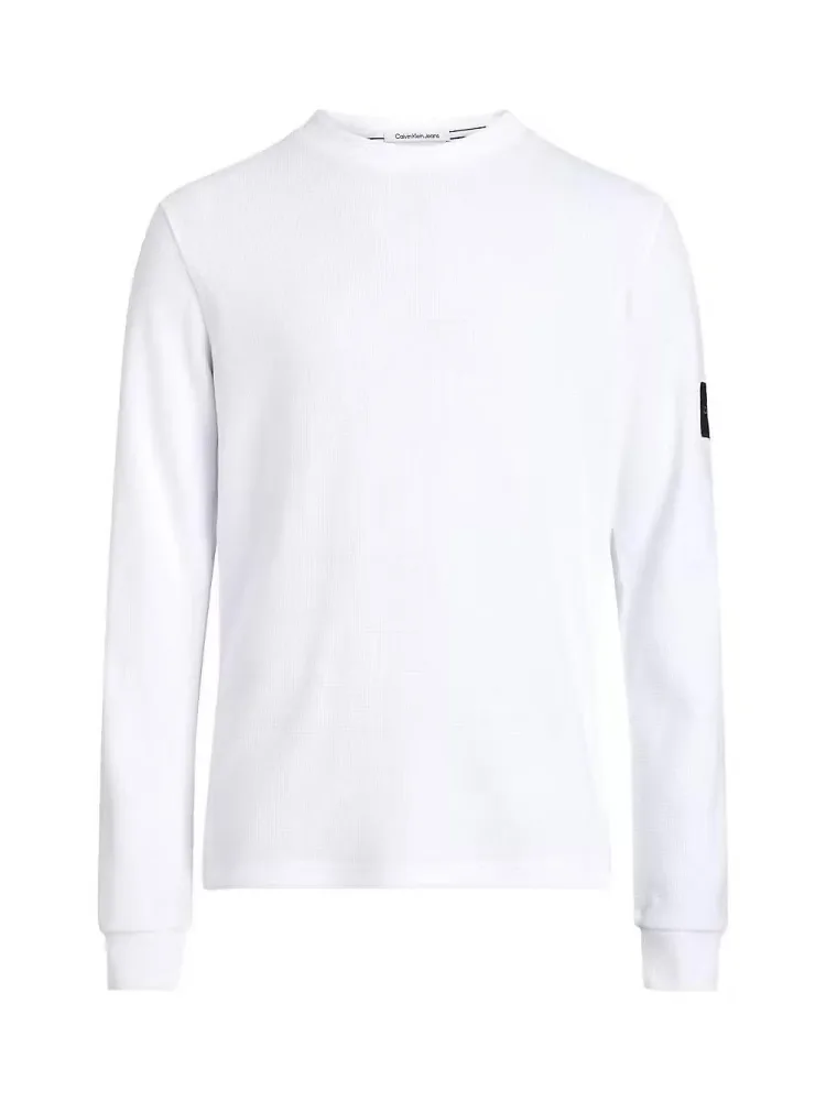 Calvin Klein Felpa Uomo Badge Crew Neck