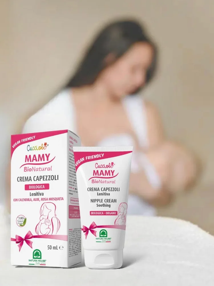 CUCCIOLO Mamy BIO Natural CREMA CAPEZZOLI Lenitiva Biologica - Previene e ripara le Ragadi