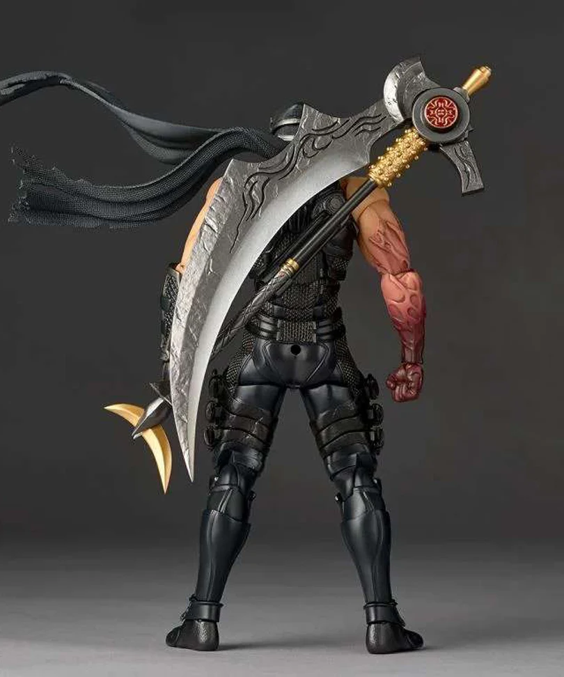 Revoltech A.y. Ninja Gaiden Ryu Hayabusa Ninja Ver. Action Figure - immagine 2