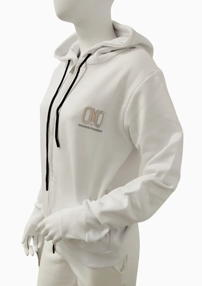 ZeroPuntoZero Felpa Donna F/Zip Cappuccio - immagine 2