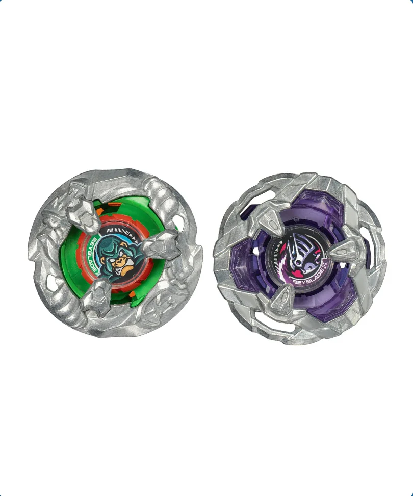 Beyblade X - Dual Pack: Yell Kong 3-60GB e Helm Knight 5-80T - immagine 2