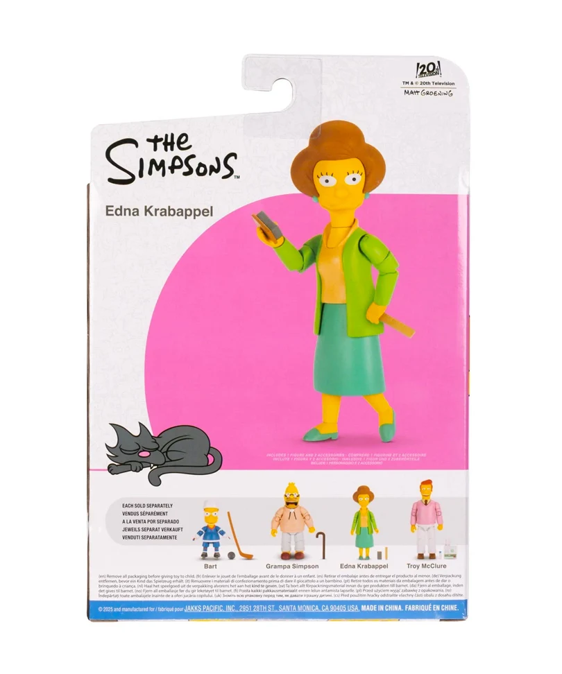 Edna Krabappel - The Simpsons - Mini Figure Wave 5 - 13cm - immagine 3