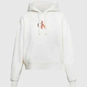 Calvin Klein Felpa Donna Gradient Ck Hoodie Calvin Klein Felpa Donna Gradient Ck Hoodie