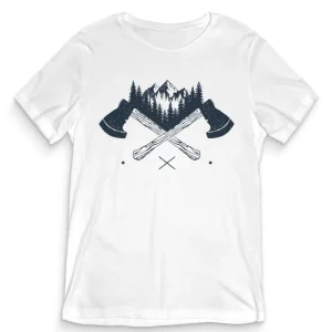 TeesBlitz tee225 – T-Shirt grafiche originali – Lumberjack