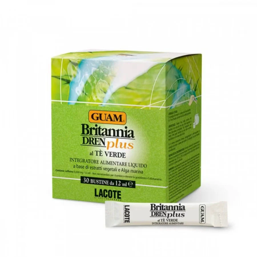 Guam Britannia Dren Plus 30 Buste Tè Verde