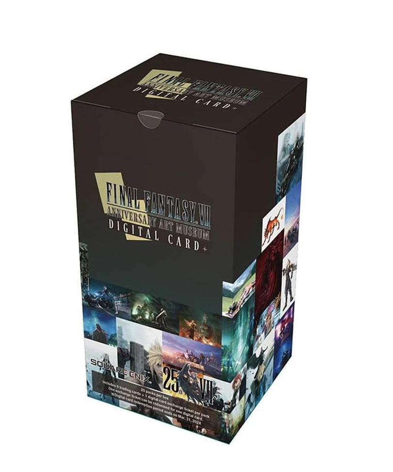 Box Final Fantasy Anniversary Art Museum Digital Card