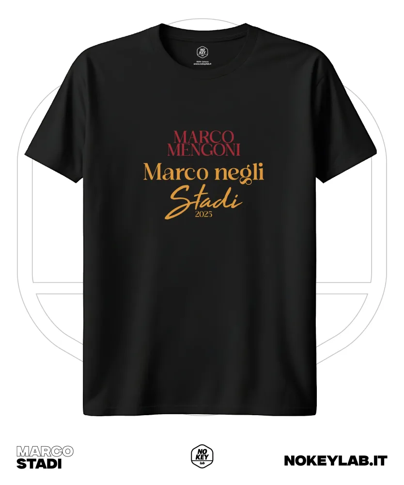 Maglia Tour Marco Mengoni | T-Shirt Fan Stile Pop Italiano - immagine 3