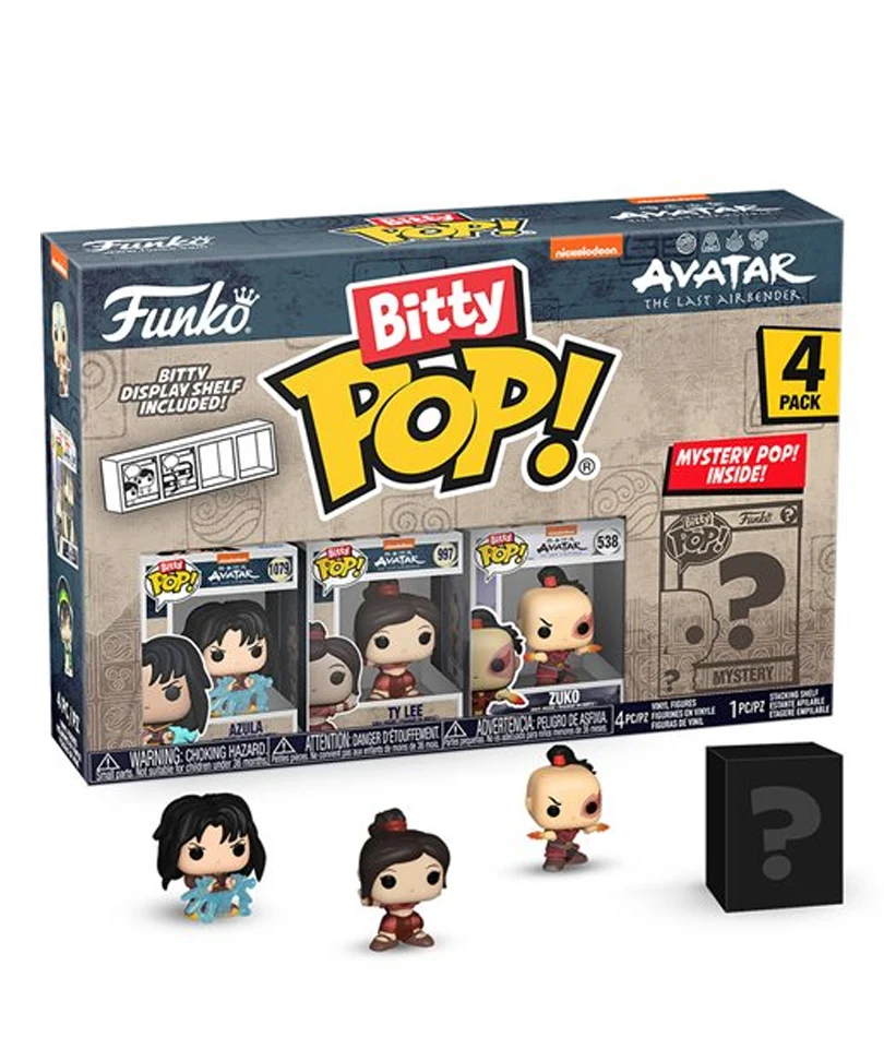 Azula / Ty Lee / Zuko / Mystery Bitty (4-Pack)