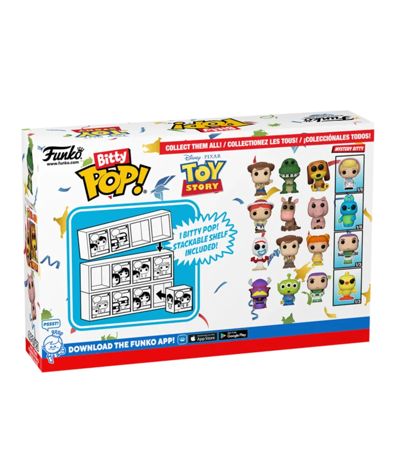 Forky / Sheriff Woody / Gabby Gabby / Mystery Bitty (4-Pack) - immagine 2