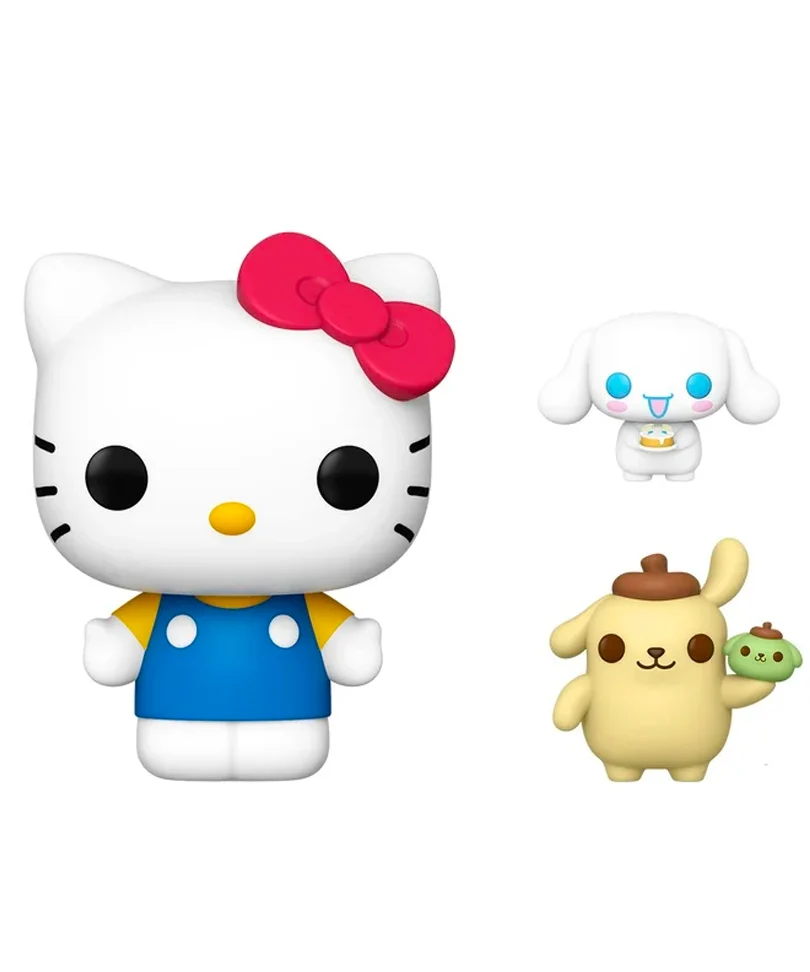 Hello Kitty with Cinnamoroll & Pompompurin (10-Inch)