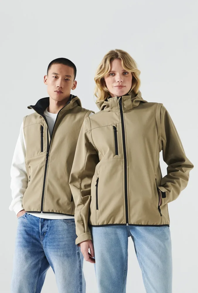 Classic Softshell 2 in 1 – Giacca Unisex in Poliestere Riciclato